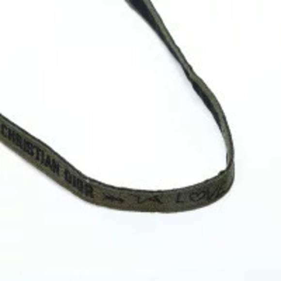 Christian Dior Camp Jacquard Shoulder Bag Green main image 1